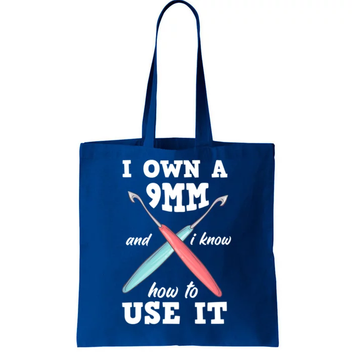 Funny Crocheting Crochet Gift Tote Bag