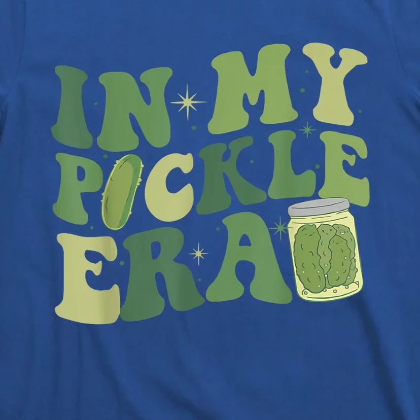 Funny Canned Cucumber Pickle Groovy In My Pickle Era Gift T-Shirt