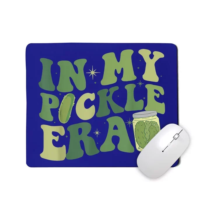 Funny Canned Cucumber Pickle Groovy In My Pickle Era Gift Mousepad