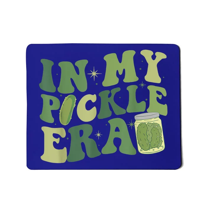 Funny Canned Cucumber Pickle Groovy In My Pickle Era Gift Mousepad