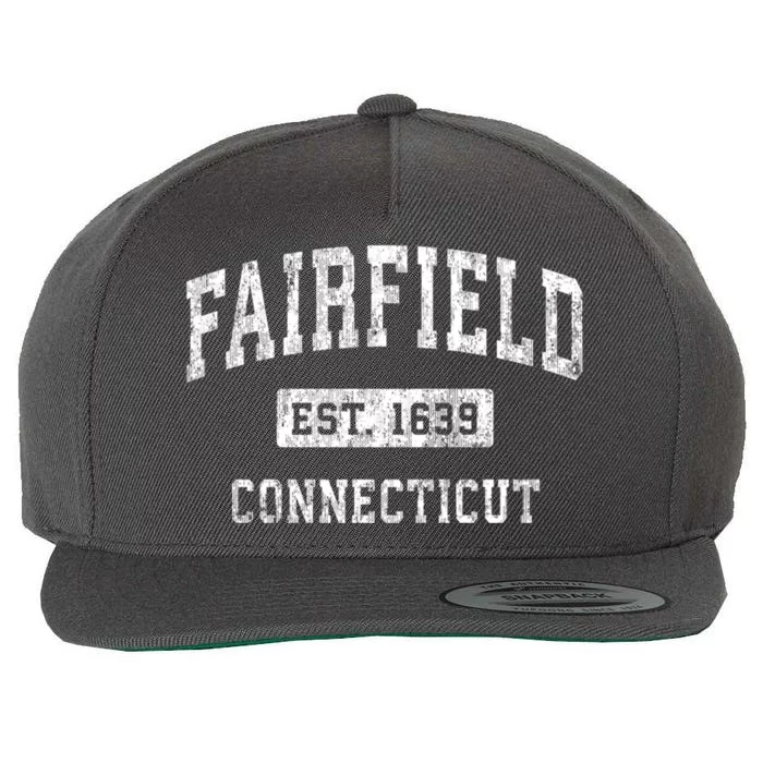 Fairfield Connecticut Ct Vintage Established Sports Wool Snapback Cap