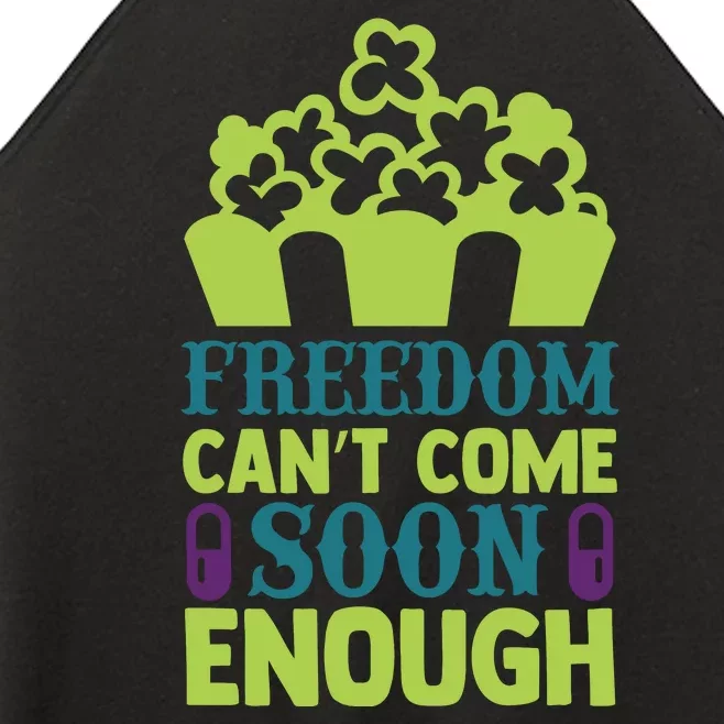 Freedom Cant Come Soon Enough Women’s Perfect Tri Rocker Tank