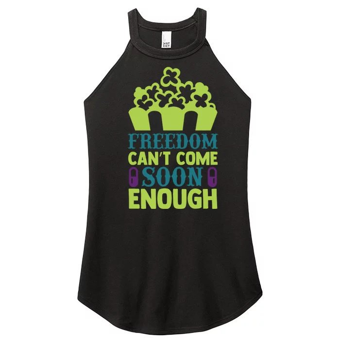 Freedom Cant Come Soon Enough Women’s Perfect Tri Rocker Tank