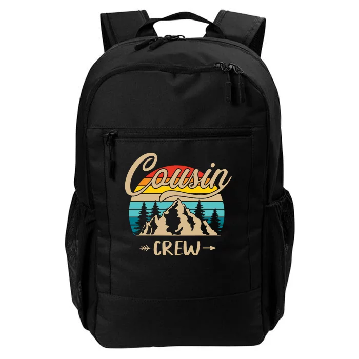 Funny Cousin Crew Family Outdoor Sunset Summer Camp Lover Daily Commute Backpack