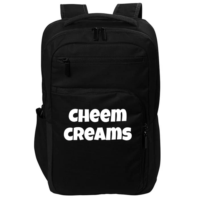 Funny Cheem Creams Novelty Gag Fun Social Media Humor Impact Tech Backpack