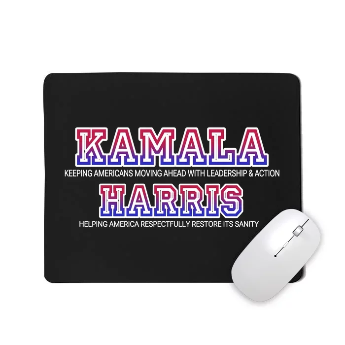 From Childless Cat Ladies Kamala For President Leadership Action & Restoring San Mousepad