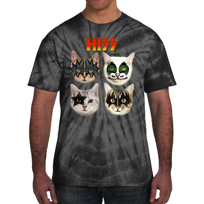 Funny Cat Cat Lover Cat Hiss Cat Owner Cat Humor Tie-Dye T-Shirt