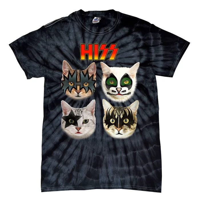 Funny Cat Cat Lover Cat Hiss Cat Owner Cat Humor Tie-Dye T-Shirt