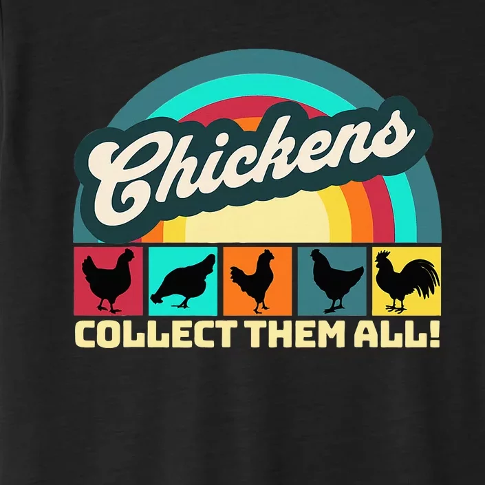 Funny Chicken Collector Farm Life ChromaSoft Performance T-Shirt