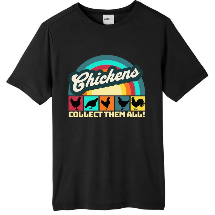 Funny Chicken Collector Farm Life ChromaSoft Performance T-Shirt