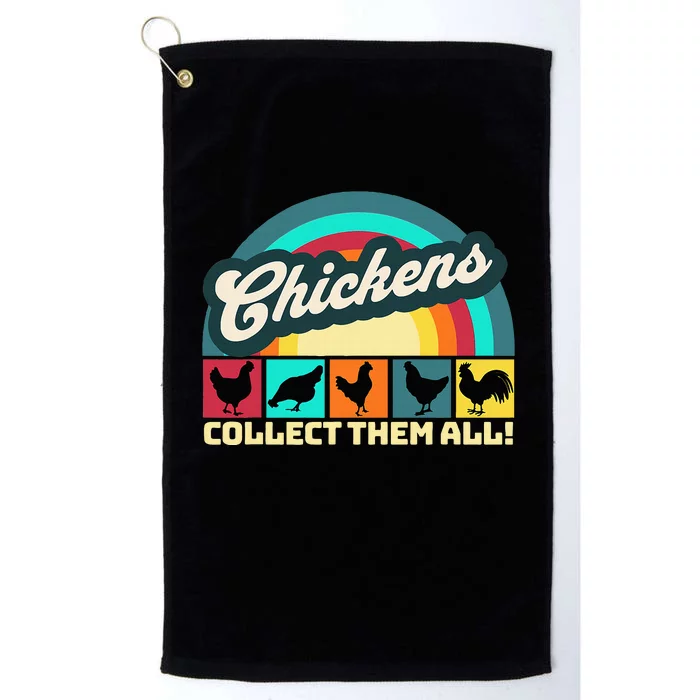 Funny Chicken Collector Farm Life Platinum Collection Golf Towel