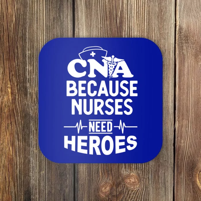 Fun Cute Cna Certified Nursing Assistant Nurses Need Heros Great Gift Coaster