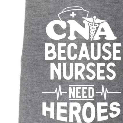 Fun Cute Cna Certified Nursing Assistant Nurses Need Heros Great Gift Doggie 3-End Fleece Hoodie