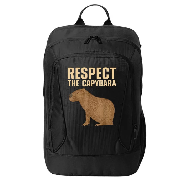 Funny Capybara Cavy Rodent Capybara Lover City Backpack