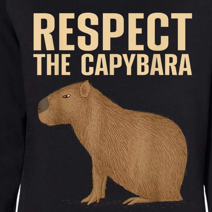 Funny Capybara Cavy Rodent Capybara Lover Womens California Wash Sweatshirt