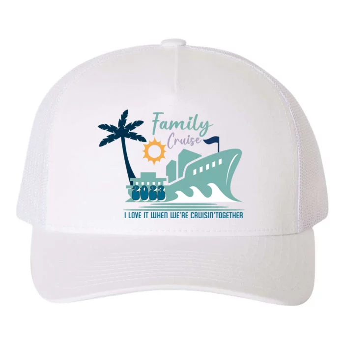 Family Cruise Cool Summer Vacation Yupoong Adult 5-Panel Trucker Hat