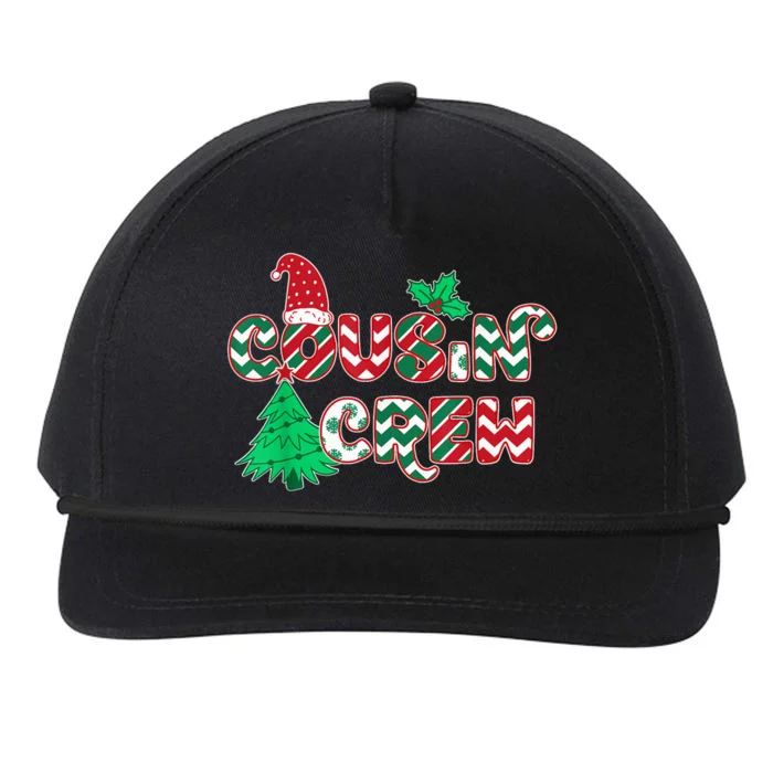 Fun Cousin Crew Christmas Snapback Five-Panel Rope Hat