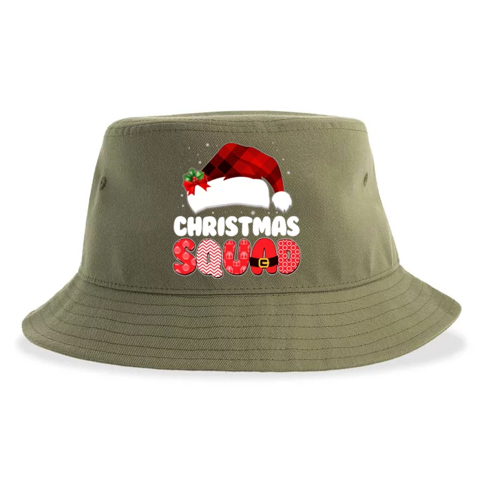 Funny Cute Christmas Squad Matching Shirts Sustainable Bucket Hat