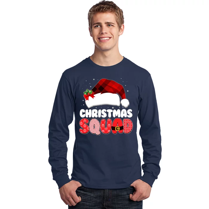 Funny Cute Christmas Squad Matching Shirts Long Sleeve Shirt