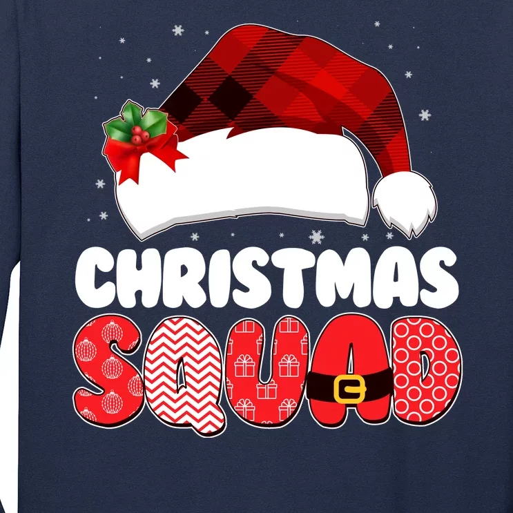 Funny Cute Christmas Squad Matching Shirts Long Sleeve Shirt