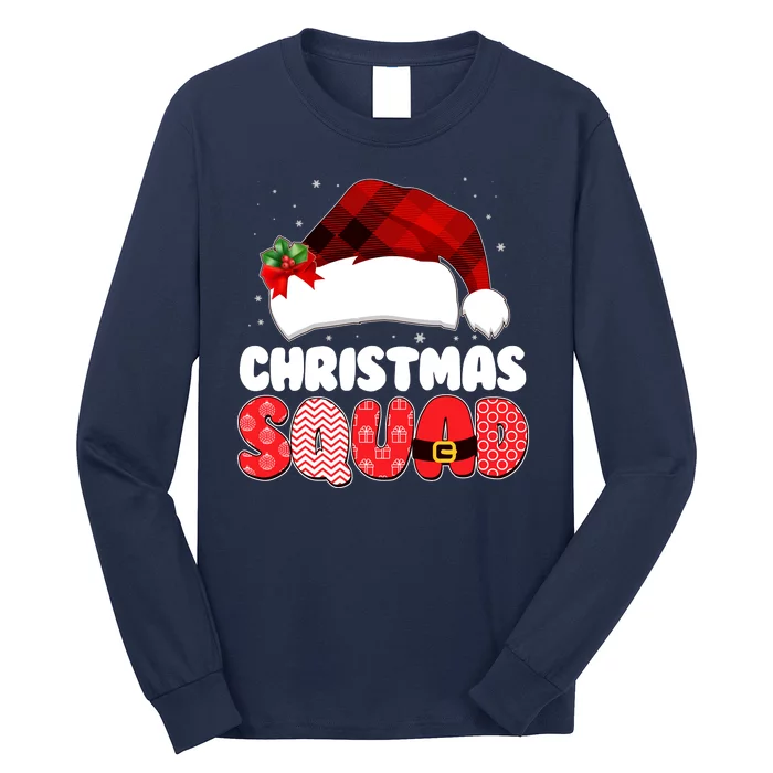 Funny Cute Christmas Squad Matching Shirts Long Sleeve Shirt