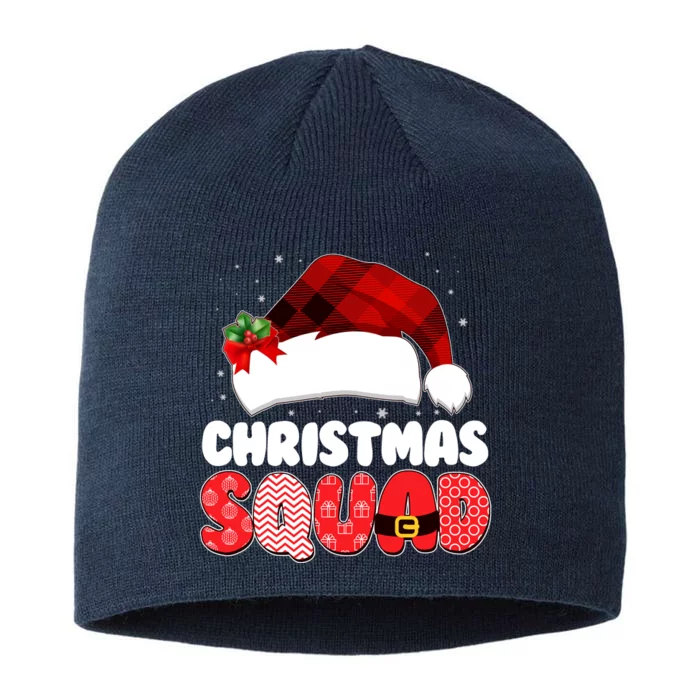 Funny Cute Christmas Squad Matching Shirts 8 1/2in Sustainable Knit Beanie