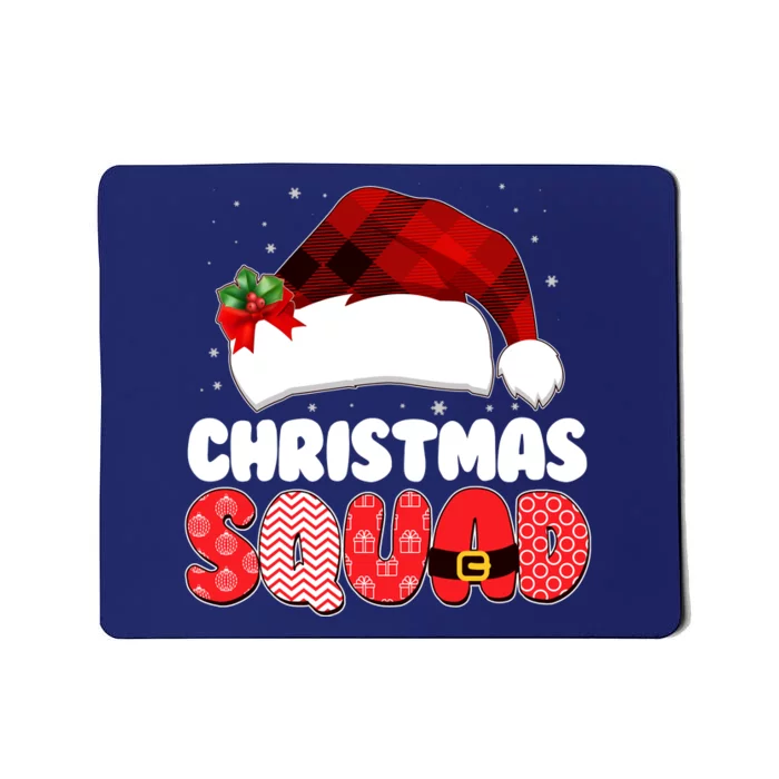 Funny Cute Christmas Squad Matching Shirts Mousepad