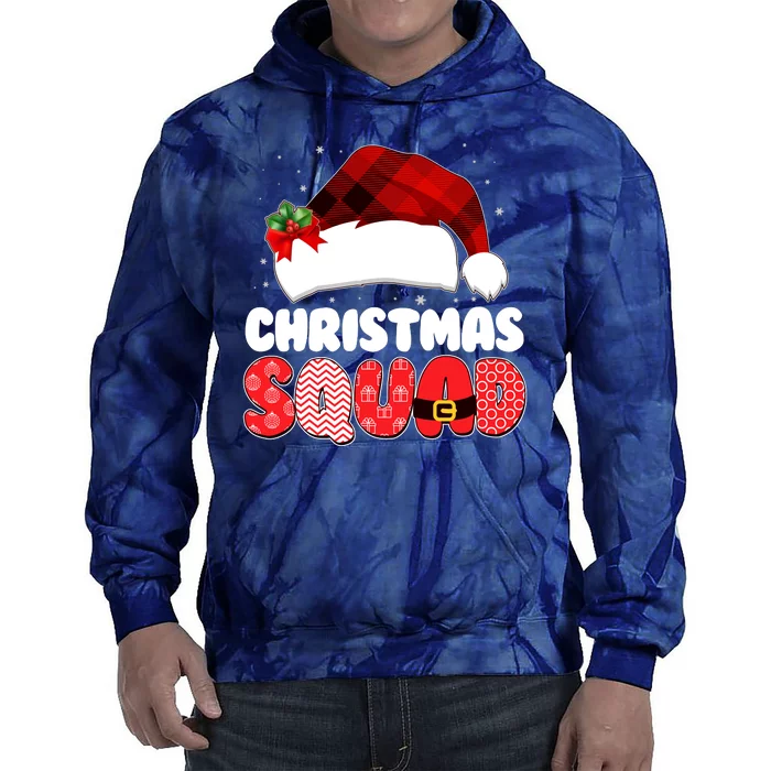 Funny Cute Christmas Squad Matching Shirts Tie Dye Hoodie