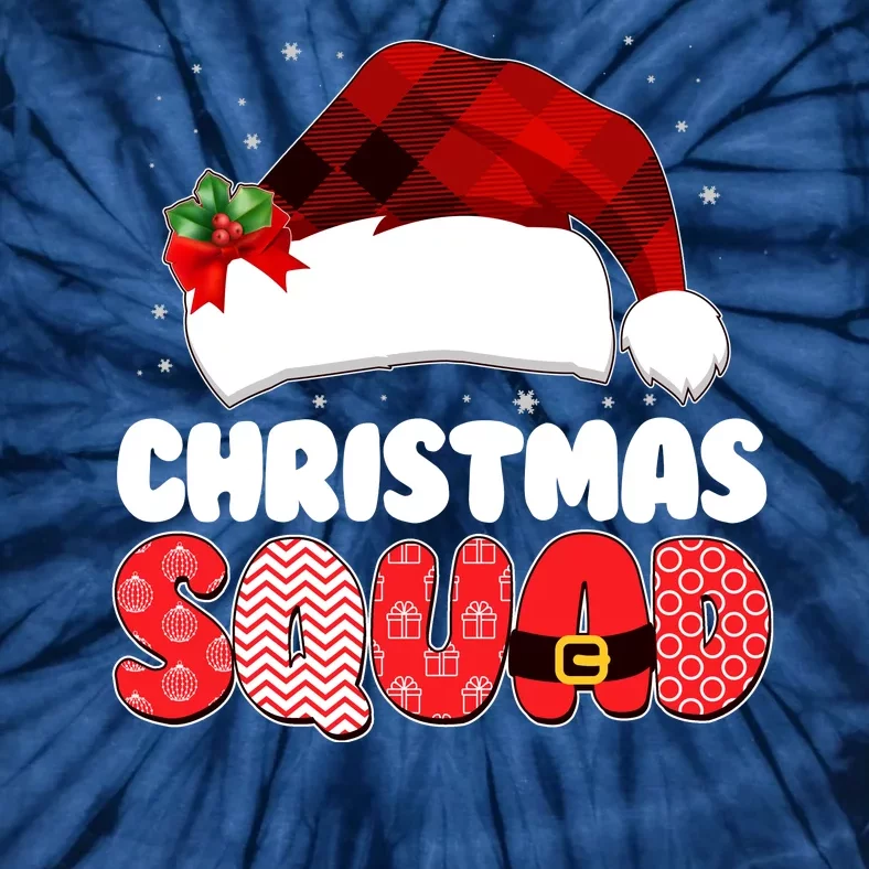 Funny Cute Christmas Squad Matching Shirts Tie-Dye T-Shirt