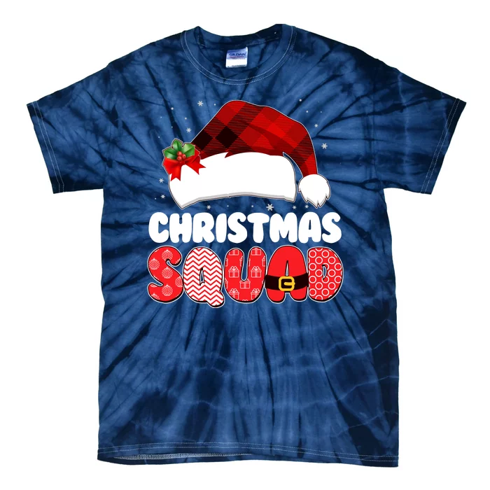 Funny Cute Christmas Squad Matching Shirts Tie-Dye T-Shirt