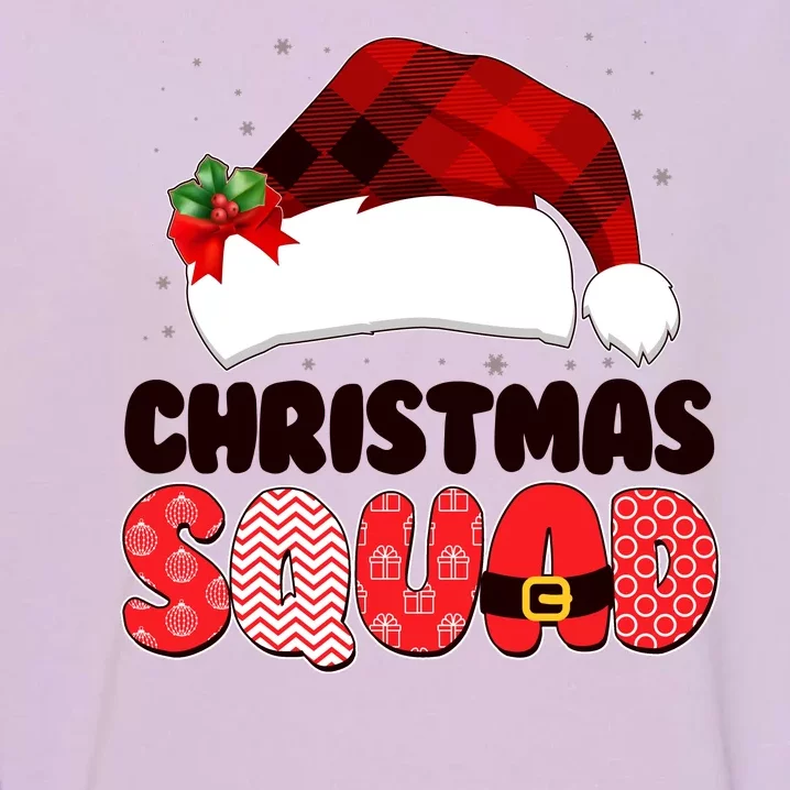 Funny Cute Christmas Squad Matching Shirts Garment-Dyed Sweatshirt