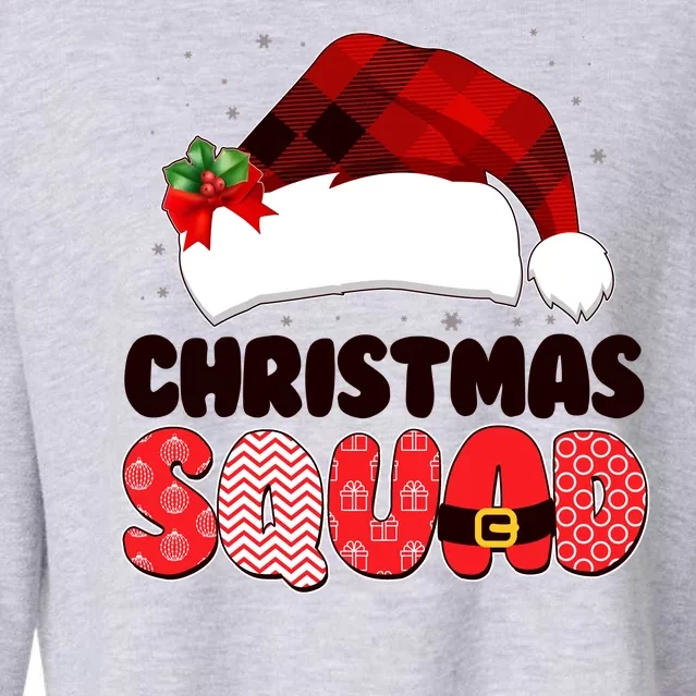 Funny Cute Christmas Squad Matching Shirts Cropped Pullover Crew