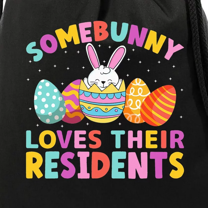 Folsom Care Center Easter Bunny Nursing Home Drawstring Bag