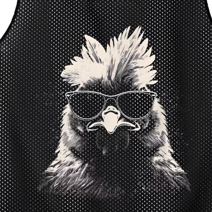 Funny Chicken Cool Graffiti Urban Art Street Mesh Reversible Basketball Jersey Tank