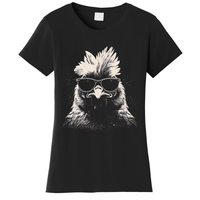 Funny Chicken Cool Graffiti Urban Art Street Women's T-Shirt