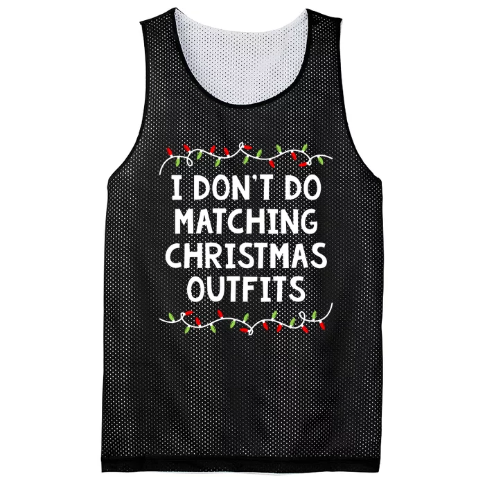 Family Christmas Couples I Dont Do Matching But I Do Mesh Reversible Basketball Jersey Tank