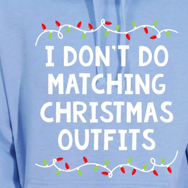 Family Christmas Couples I Dont Do Matching But I Do Unisex Surf Hoodie