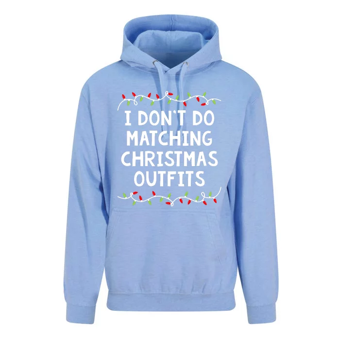 Family Christmas Couples I Dont Do Matching But I Do Unisex Surf Hoodie