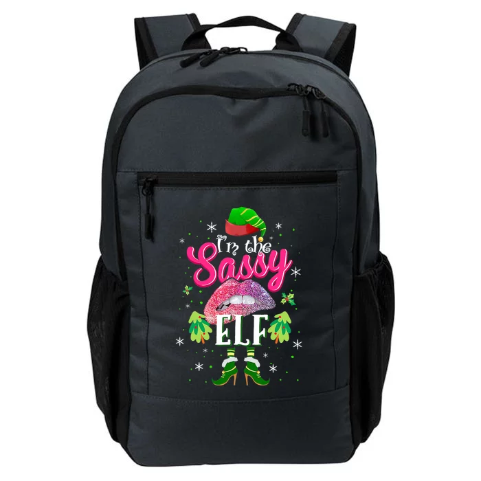 Funny Christmas Clothing I'm The Sassy Elf Tee Xmas Boys Daily Commute Backpack