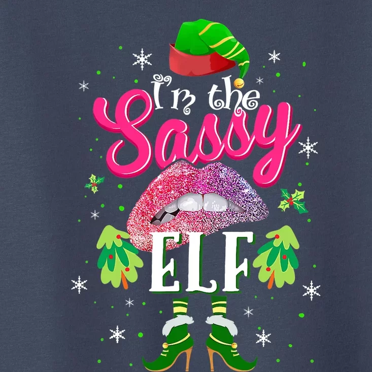 Funny Christmas Clothing I'm The Sassy Elf Tee Xmas Boys Toddler T-Shirt