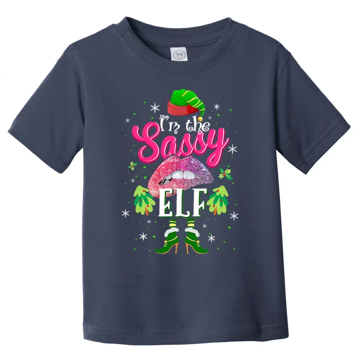 Funny Christmas Clothing I'm The Sassy Elf Tee Xmas Boys Toddler T-Shirt