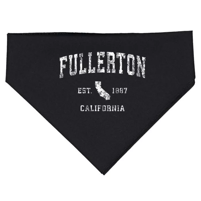 Fullerton California Ca Vintage USA-Made Doggie Bandana