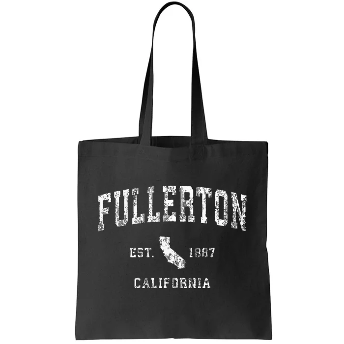 Fullerton California Ca Vintage Tote Bag