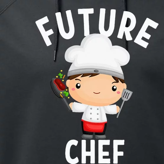 Future Chef Cook Cooking Costume Performance Fleece Hoodie