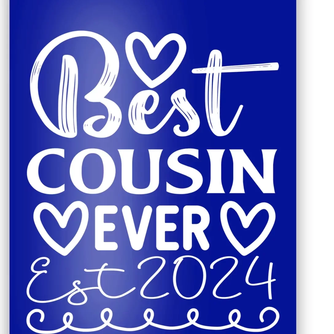 Funny Cousin Crew Matching Fam Best Cousin Since 2024 Family Gift Poster