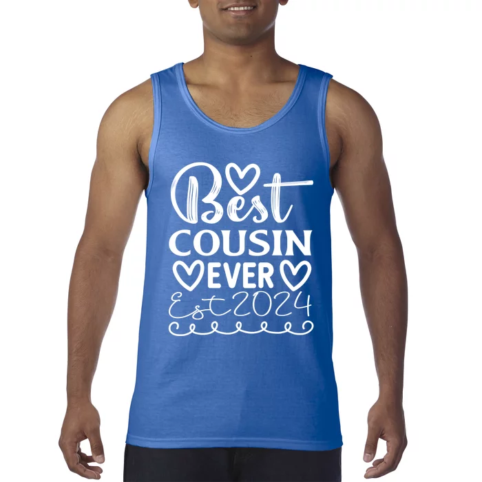 Funny Cousin Crew Matching Fam Best Cousin Since 2024 Family Gift Tank Top