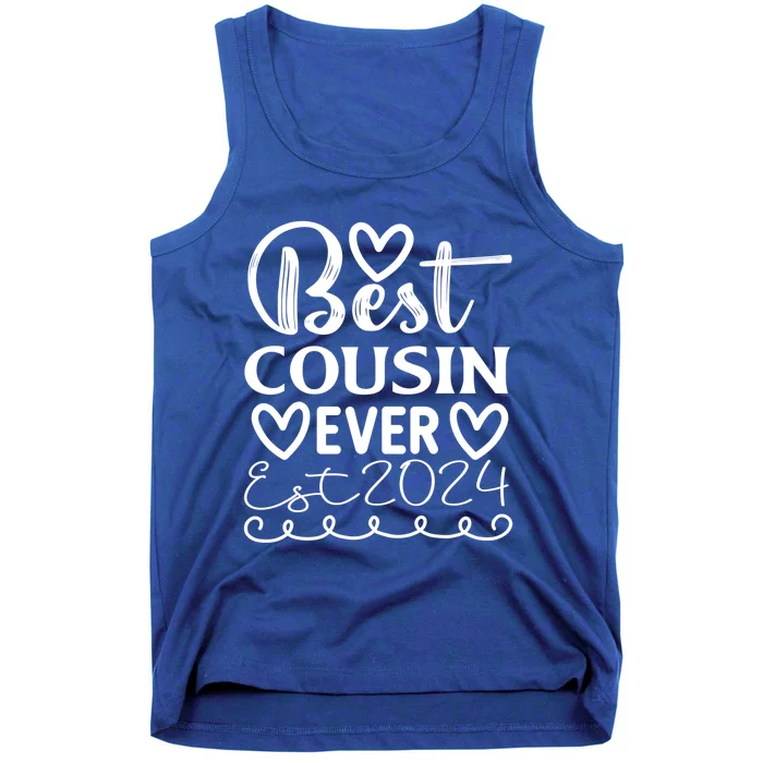 Funny Cousin Crew Matching Fam Best Cousin Since 2024 Family Gift Tank Top