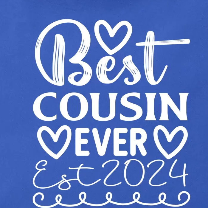 Funny Cousin Crew Matching Fam Best Cousin Since 2024 Family Gift Zip Tote Bag