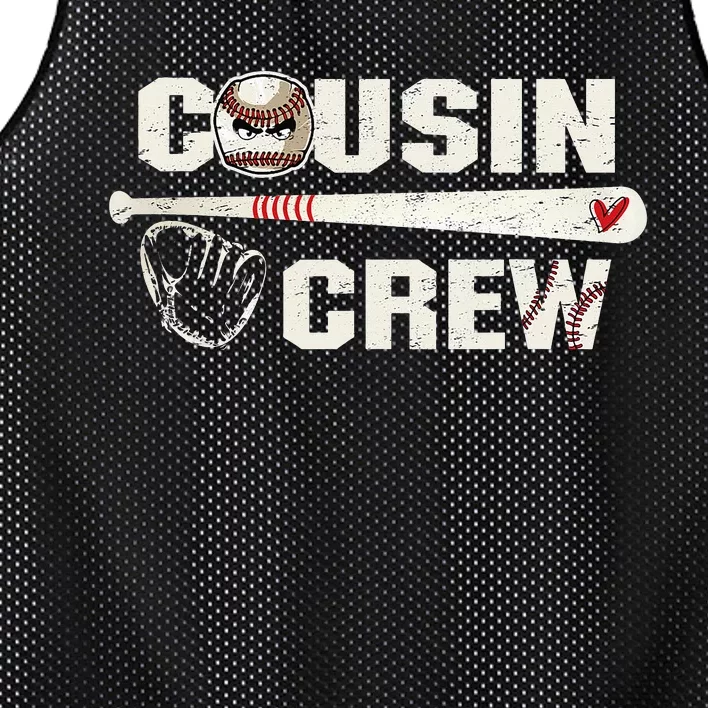 funny Cousin crew for Baseball Team Cousin Crew Mesh Reversible Basketball Jersey Tank