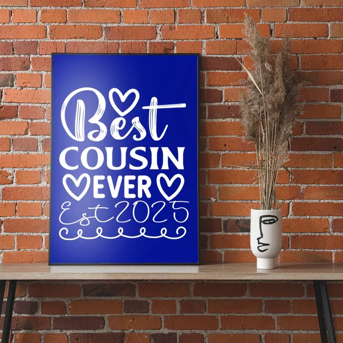 Funny Cousin Crew Matching Fam Best Cousin Since 2025 Family Gift Poster